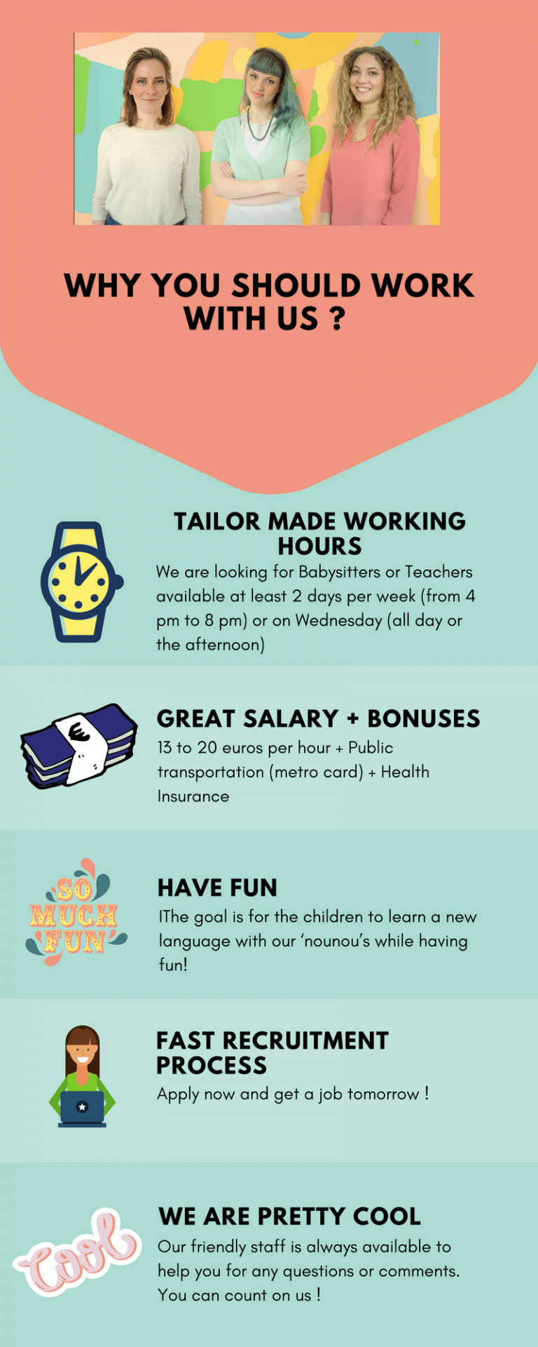 Jobs in Paris with Be My Nounou Childcare agency in Paris